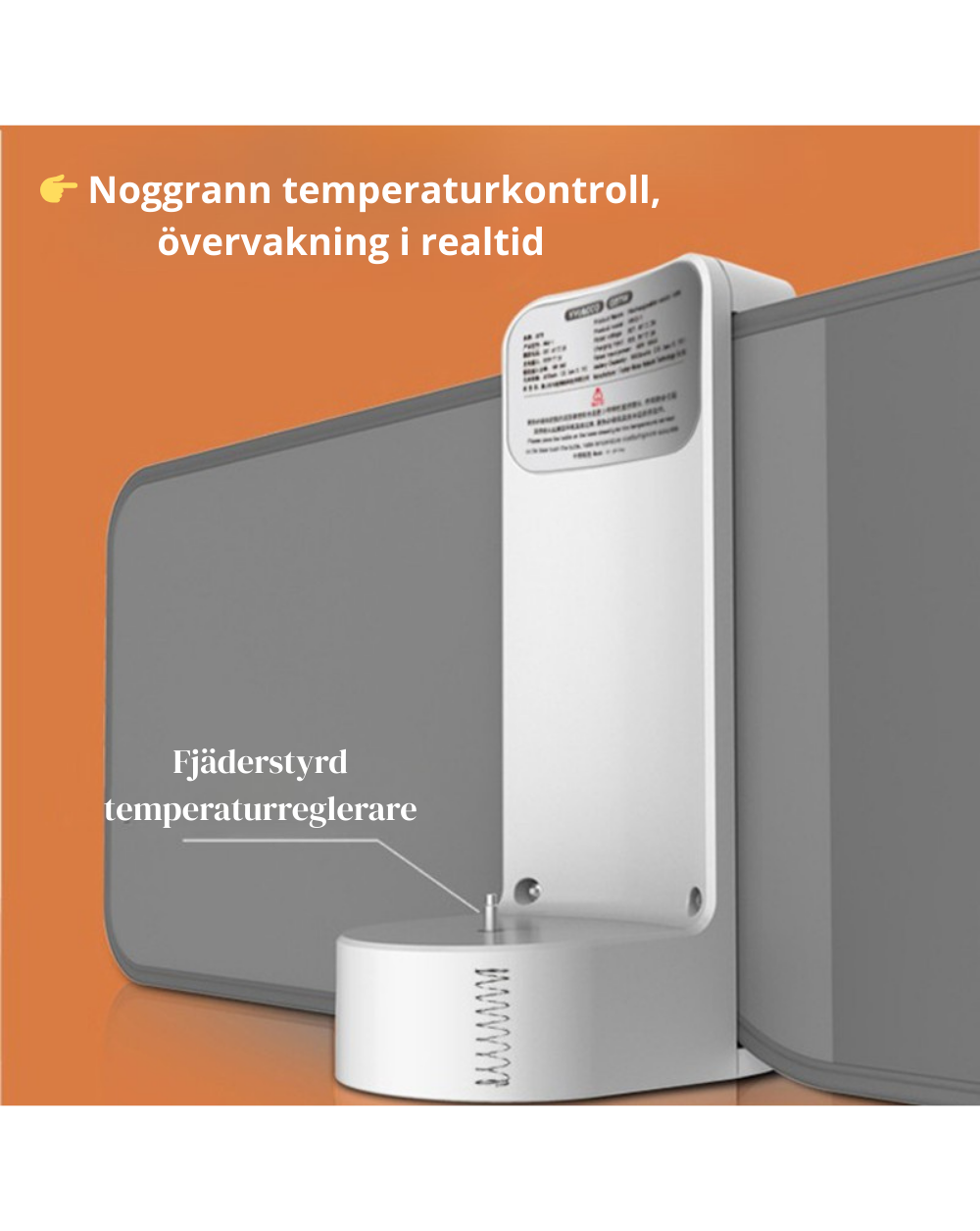 Resevänlig Flaskvärmare för Barn – Jämn Temperatur, Trådlös & Laddningsbar