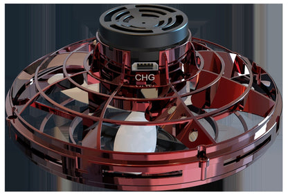 nteraktiv UFO-drönare med LED-ljus – Fingertoppsgyro för barn och vuxna