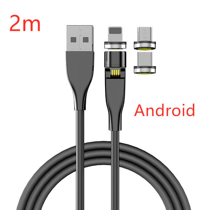 Tre-i-ett böjbar magnetisk laddkabel – Smidig, stark och smart!