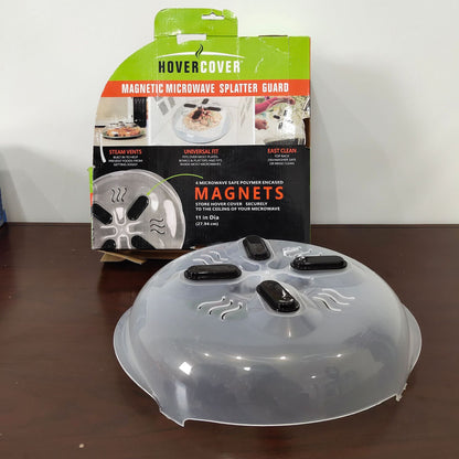 stänkskydd för mikro – med säkerhetsmagneter som lätt fäste i taket på insidan för att underlätta