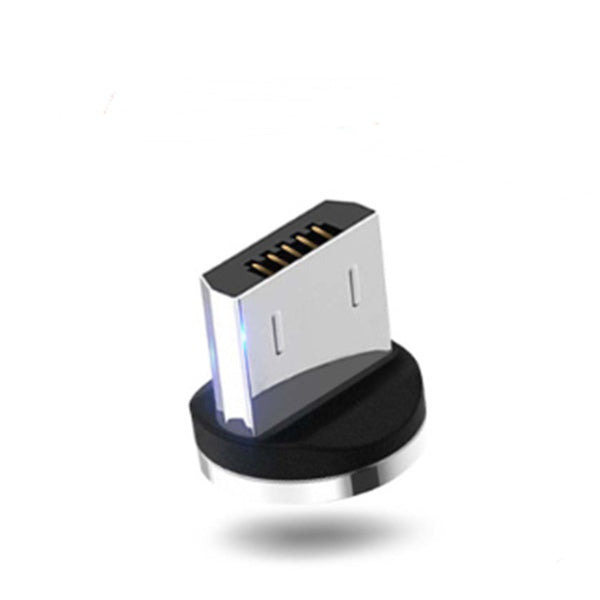 3-i-1 Magnetisk Laddkabel med LED-Ljus – USB till iPhone/Android/Type-C