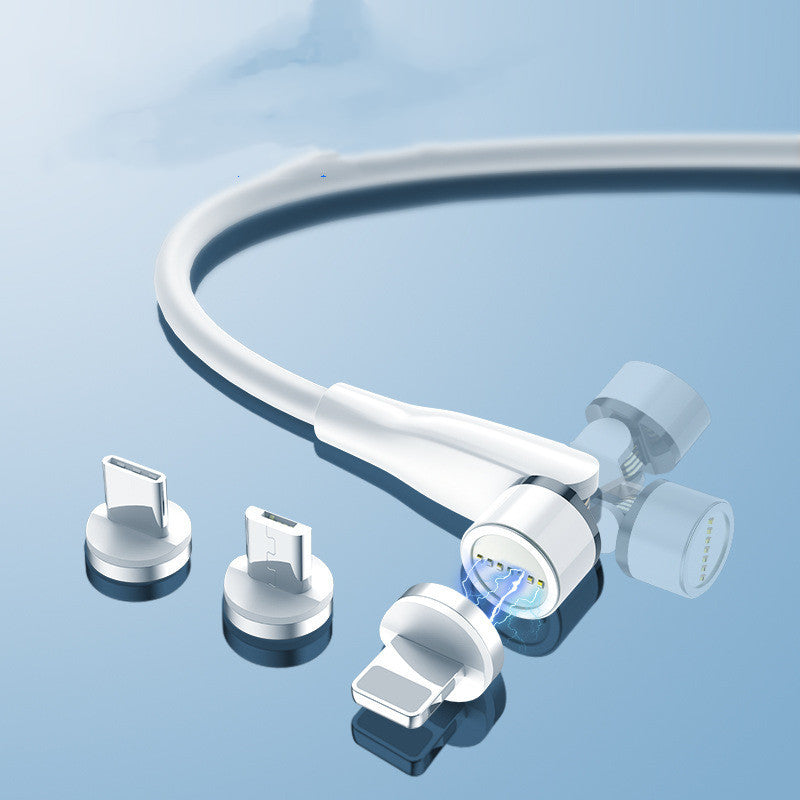 Tre-i-ett böjbar magnetisk laddkabel – Smidig, stark och smart!