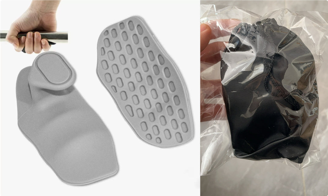 Anti-glid grepptränare – bärbar fingertränare utan svett, andningsbar och bekväm greppförstärkare för styrketräning och hantellyft.