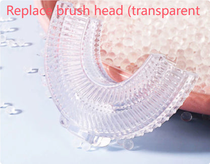 Elektrisk barn-tandborste – U-formad, livsmedelsgodkänd silikon, 360° automatisk rengöring, smart design med USB-laddning- passar barn mellan 2-12 år