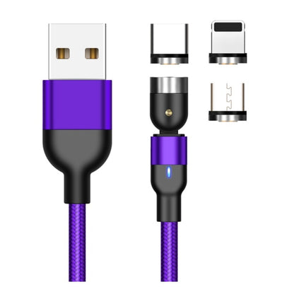 "Essager roterande magnetkabel 360° USB Typ-C laddningskabel – Snabbladdning, magnetisk laddare med 540° rotation, Micro-magnetkabel.