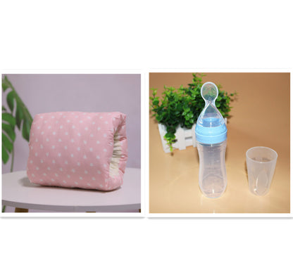 Mjuk Amningsarmkudde i Bomull – Justerbar och Tvättbar