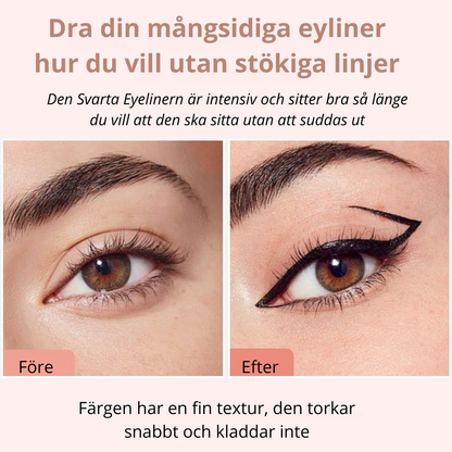 Formad eyeliner-stämpel – vattenfast och hållbar utan trassel.
