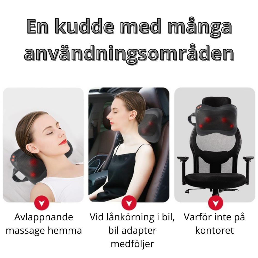 Masssagekudde för stol/säte för stillasittande bilkörning alt kontorsjobb!