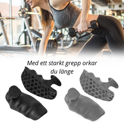Anti-glid grepptränare – bärbar fingertränare utan svett, andningsbar och bekväm greppförstärkare för styrketräning och hantellyft.