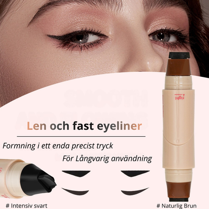 Formad eyeliner-stämpel – vattenfast och hållbar utan trassel.