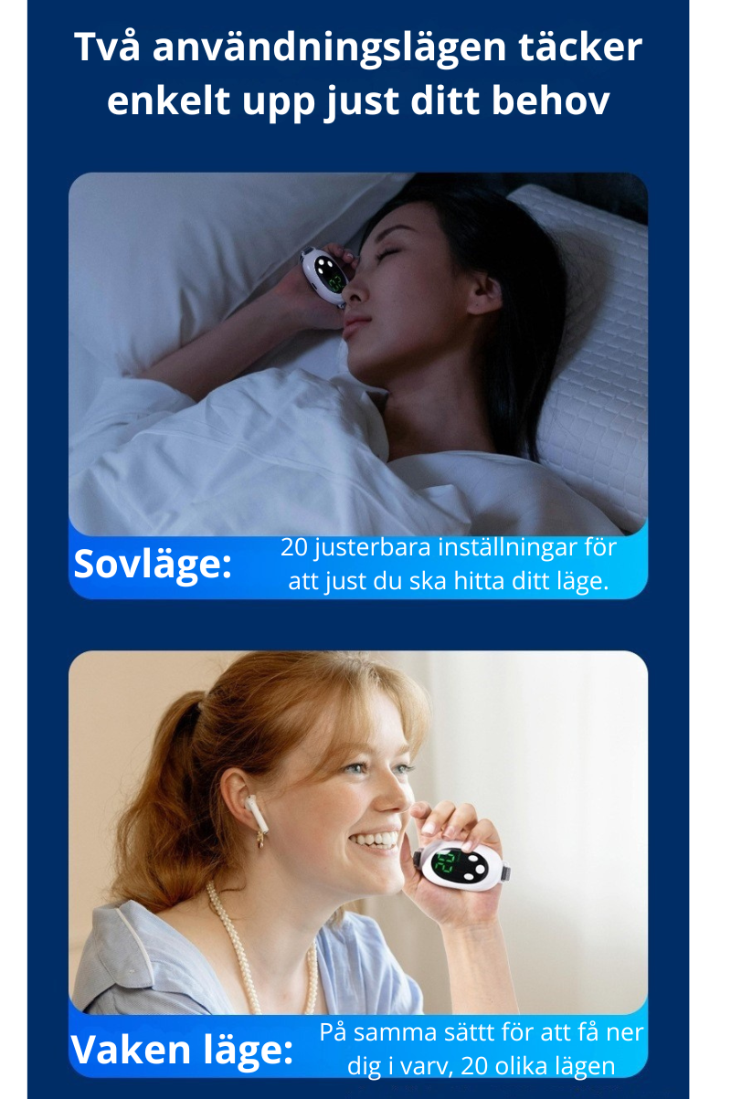 Hjälpinstrument med intelligent tekning för sömnsvårigheter