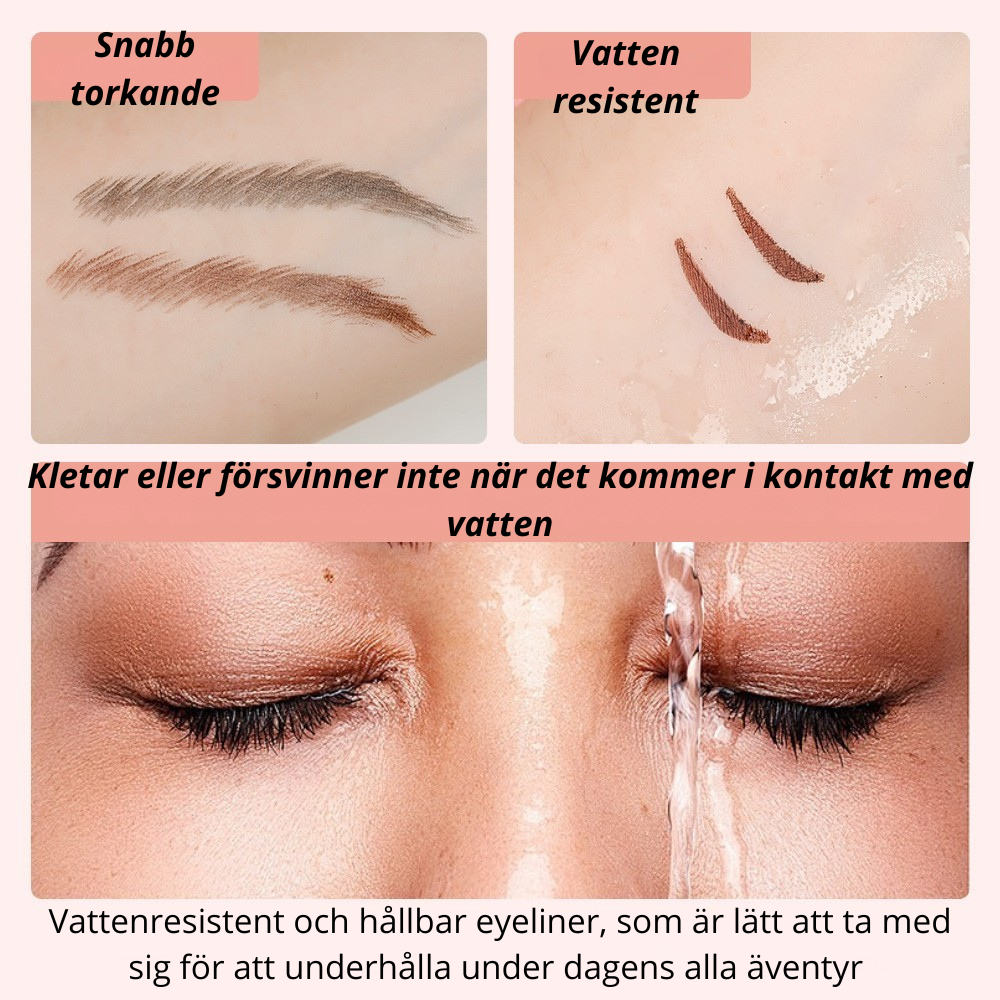 Formad eyeliner-stämpel – vattenfast och hållbar utan trassel.