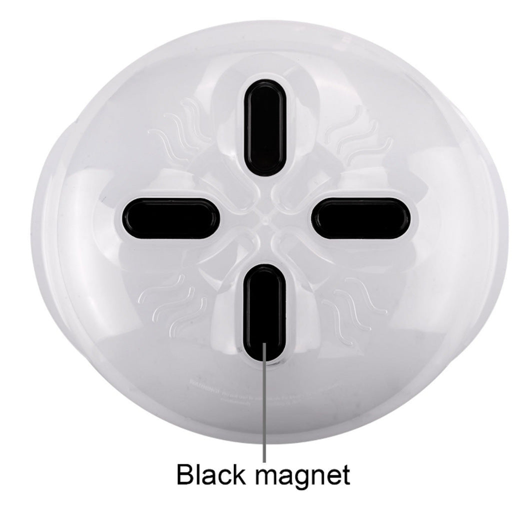 stänkskydd för mikro – med säkerhetsmagneter som lätt fäste i taket på insidan för att underlätta