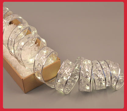 Julgransbeysning på fint band