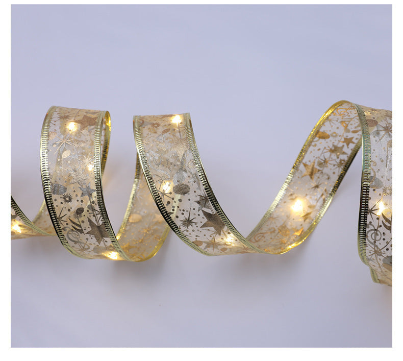 Julgransbeysning på fint band