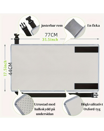 Portabel Fotstöd- och Sittförlängare för Barn på Flygplan