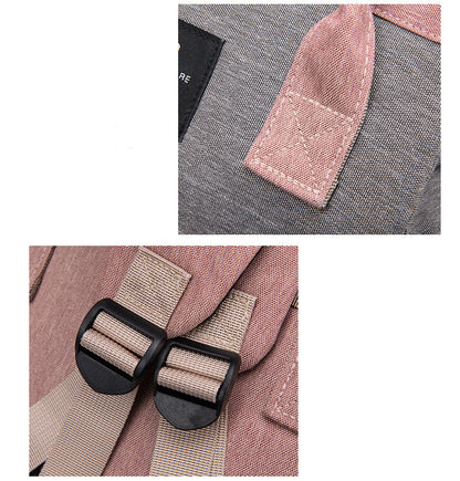 Multifunktionell Skötväska med Inbyggd Resesäng – Stor Kapacitet & Isolerade Fack