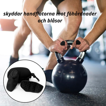 Anti-glid grepptränare – bärbar fingertränare utan svett, andningsbar och bekväm greppförstärkare för styrketräning och hantellyft.